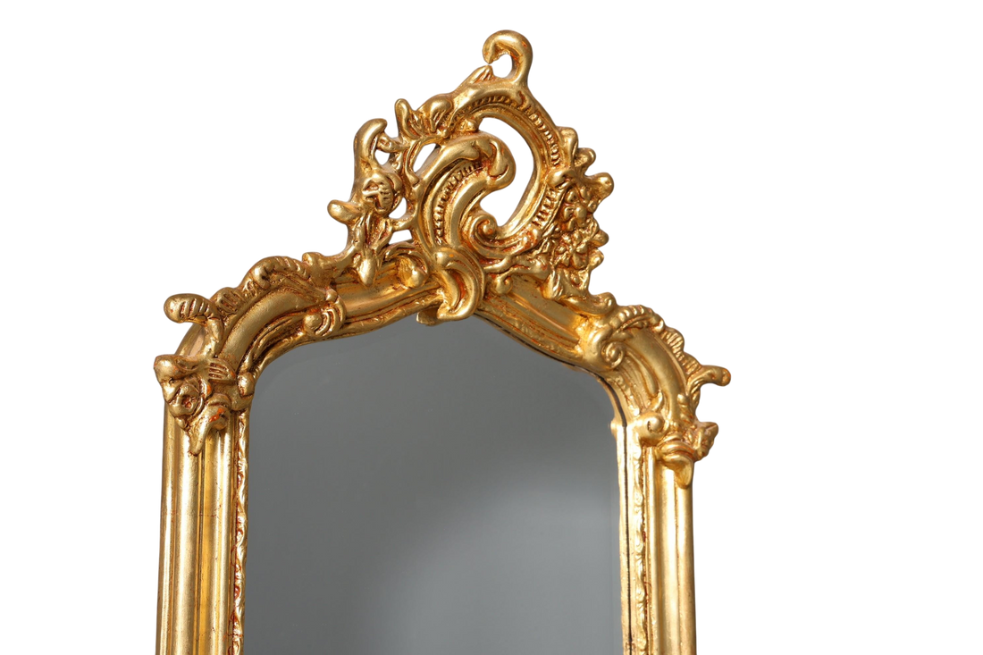 Edler Prunk Barock Stil Standspiegel Antik Stil Ornament Flurspiegel Spiegel