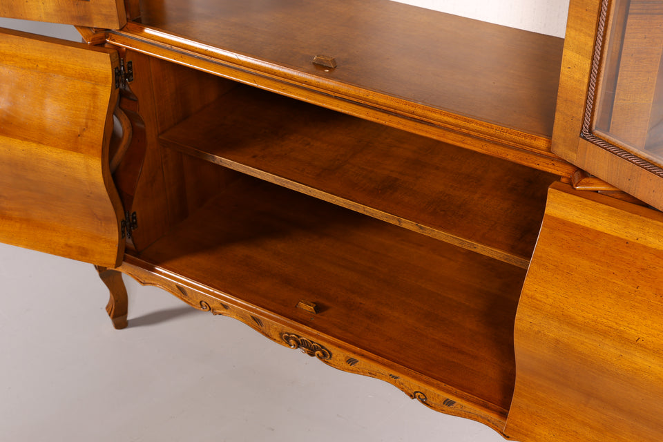 Original Selva Vitrine Holländer Barock Stil Regal Geschrirrschrank
