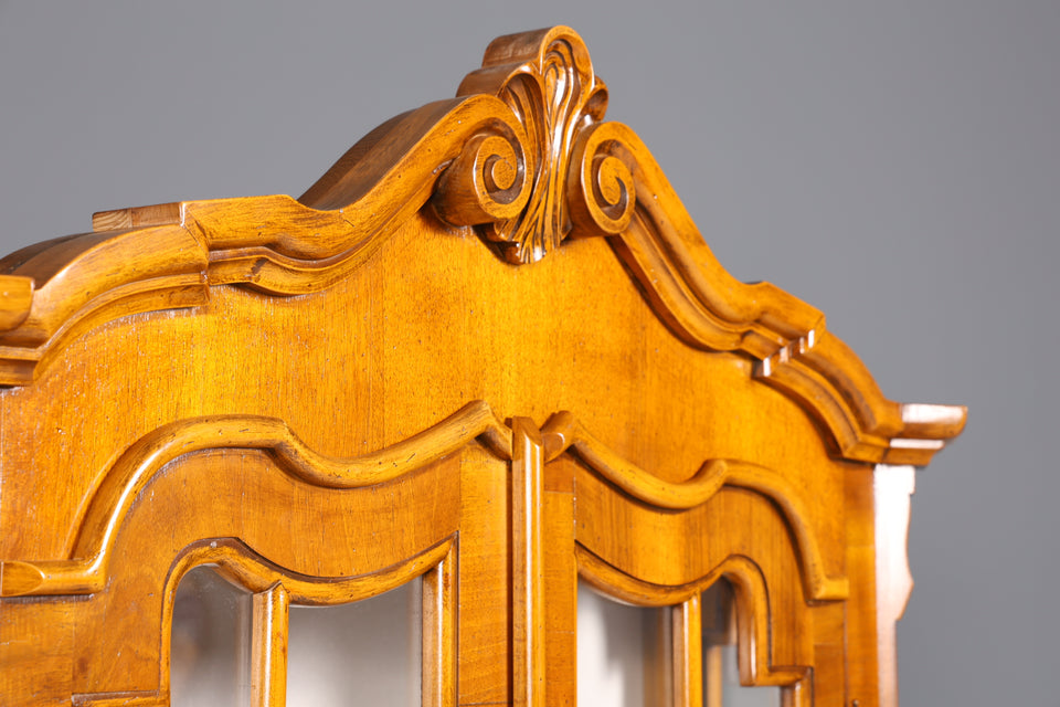 Original Selva Vitrine Holländer Barock Stil Regal Geschrirrschrank