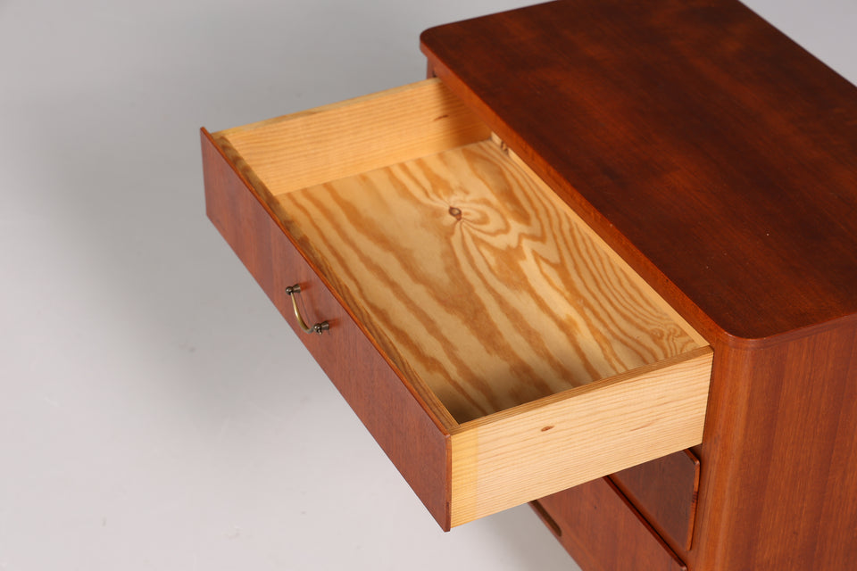 Wunderschöne Danish Teak Holz Kommode Mid Century Nachttisch