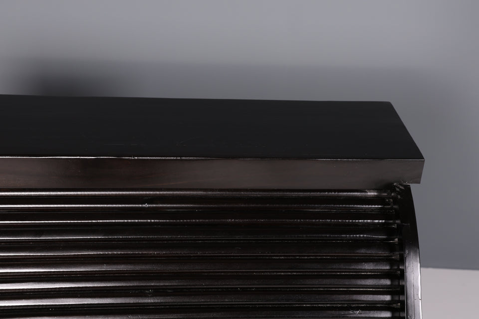 Wunderschöner Bauhaus Stil Rollladen Sekretär massiv Schrank Art Deco Stil Desk