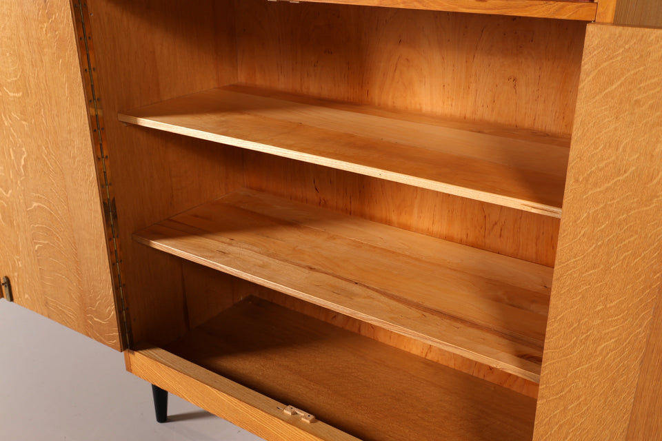 Traumhafter Mid Century Schrank Vintage Holz Highboard Retro Kommode