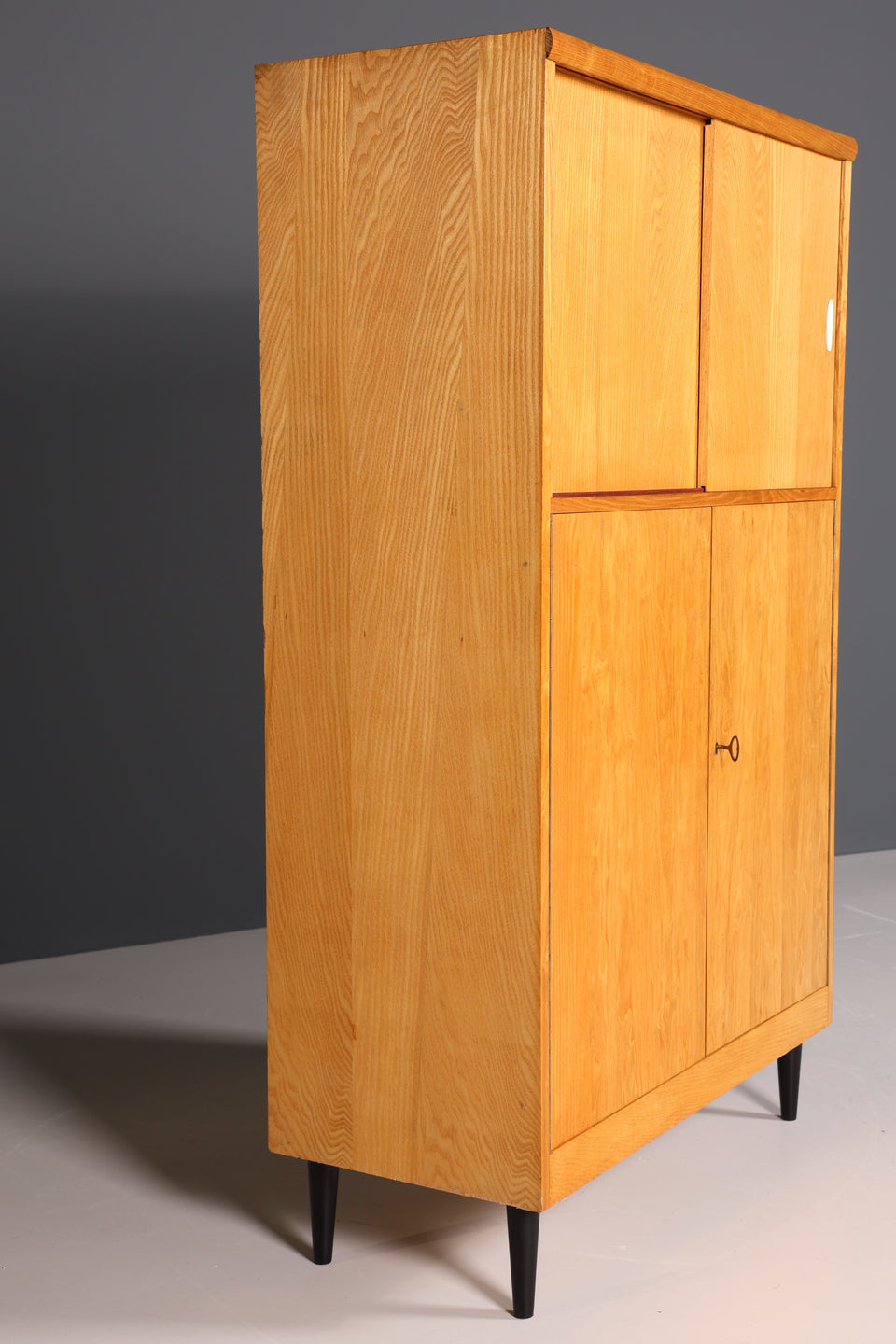 Traumhafter Mid Century Schrank Vintage Holz Highboard Retro Kommode
