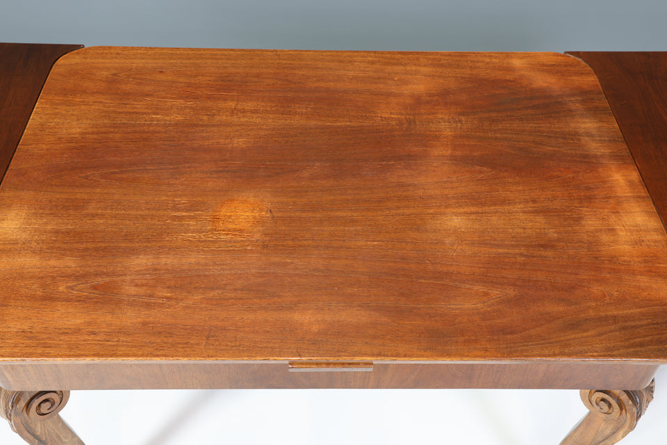 Wunderschöner ausziehbarer echt Holz Jugendstil Tisch Antik