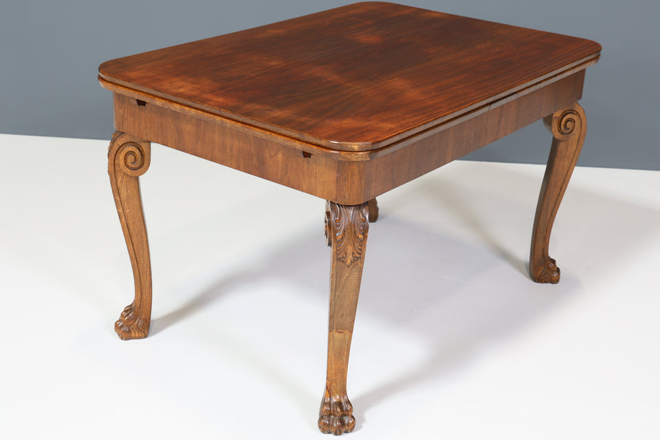 Wunderschöner ausziehbarer echt Holz Jugendstil Tisch Antik