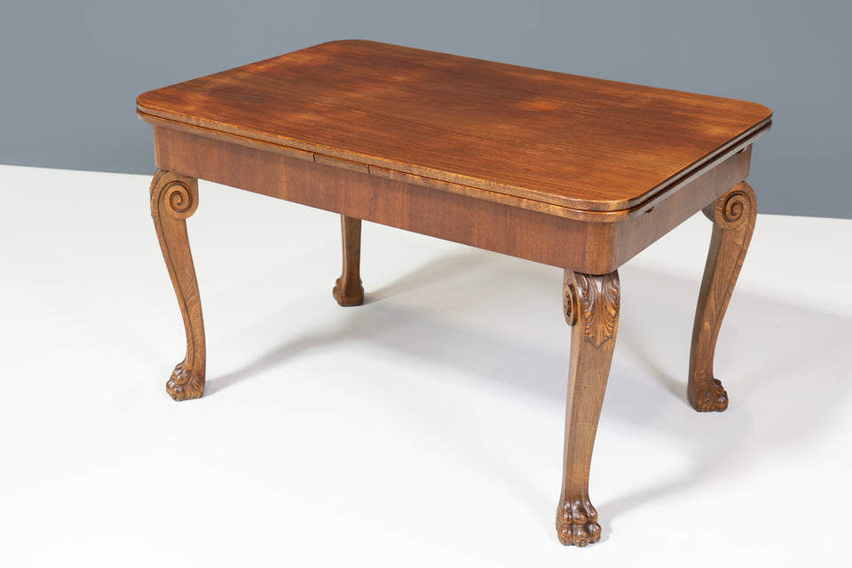 Wunderschöner ausziehbarer echt Holz Jugendstil Tisch Antik