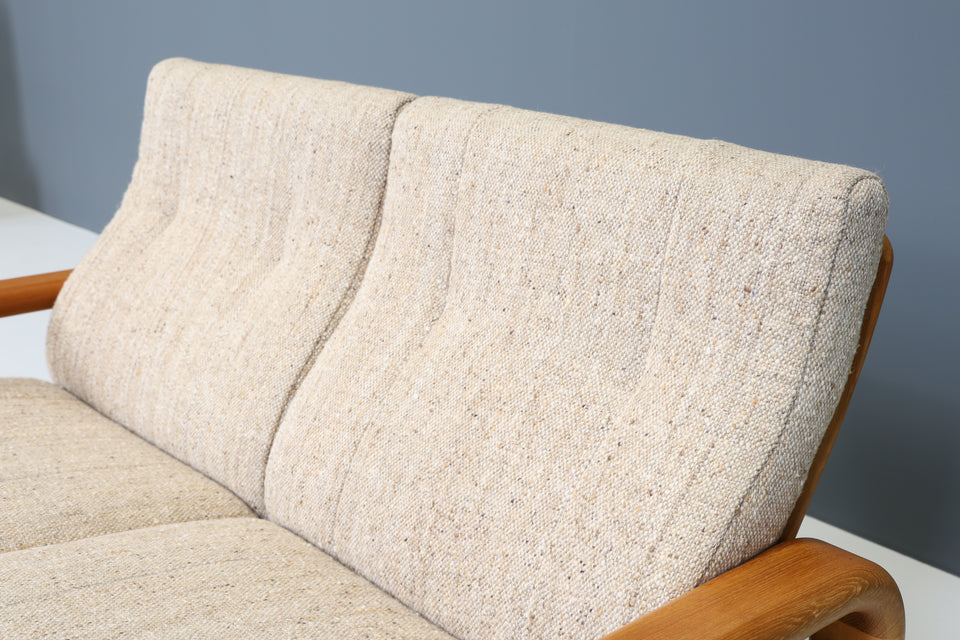 Original HS Design 2- Sitzer Sofa Danish Teak Holz Mid Century Couch
