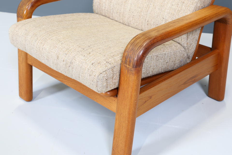 Original HS Design Armlehnsessel Danish Teak Holz Mid Century Sessel