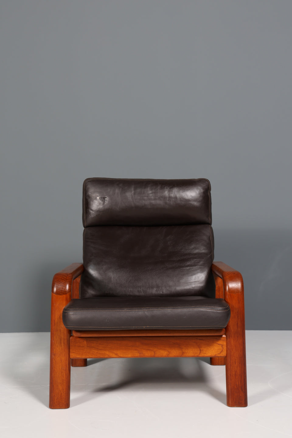 L. Olsen & Son Design Sessel Danish Teak Holz Mid Century Armlehnsessel 1 von 3