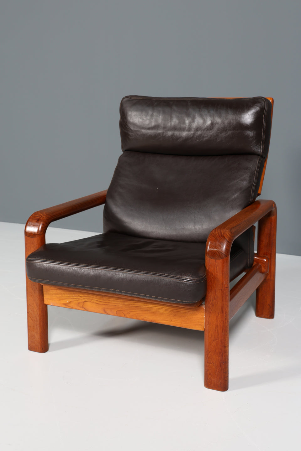 L. Olsen & Son Design Sessel Danish Teak Holz Mid Century Armlehnsessel 2 von 3