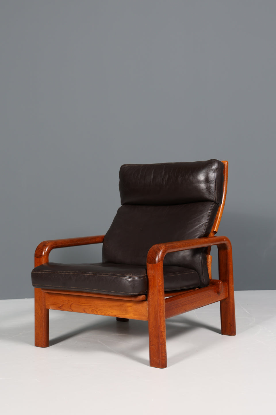 L. Olsen & Son Design Sessel Danish Teak Holz Mid Century Armlehnsessel 2 von 3