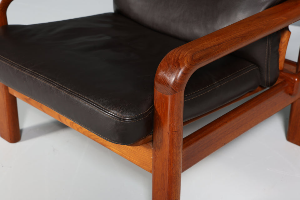 L. Olsen & Son Design Sessel Danish Teak Holz Mid Century Armlehnsessel 2 von 3