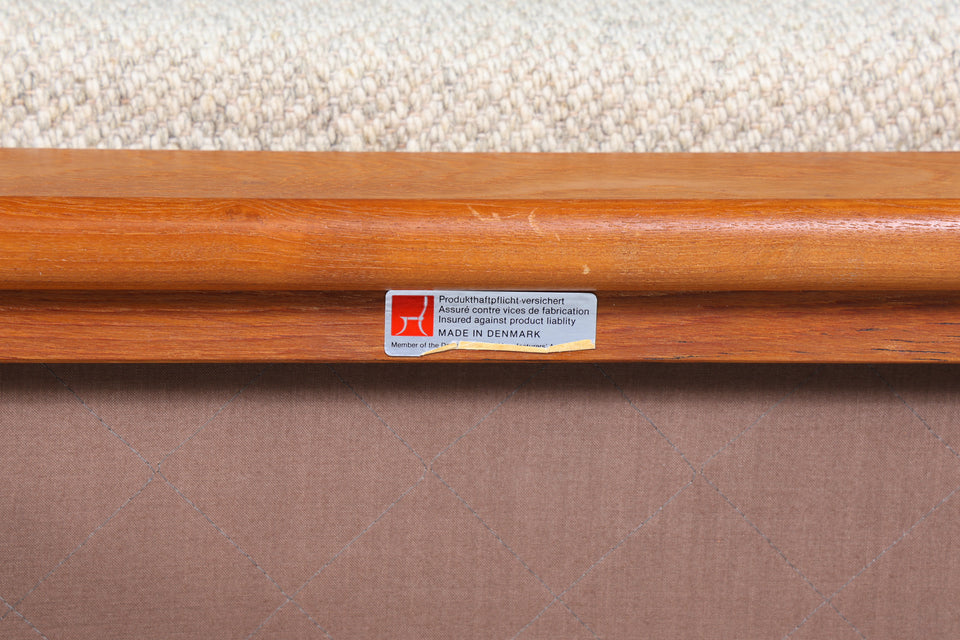 Original Danish Sessel Teak Holz Mid Century Armlehnsessel 1 von 2