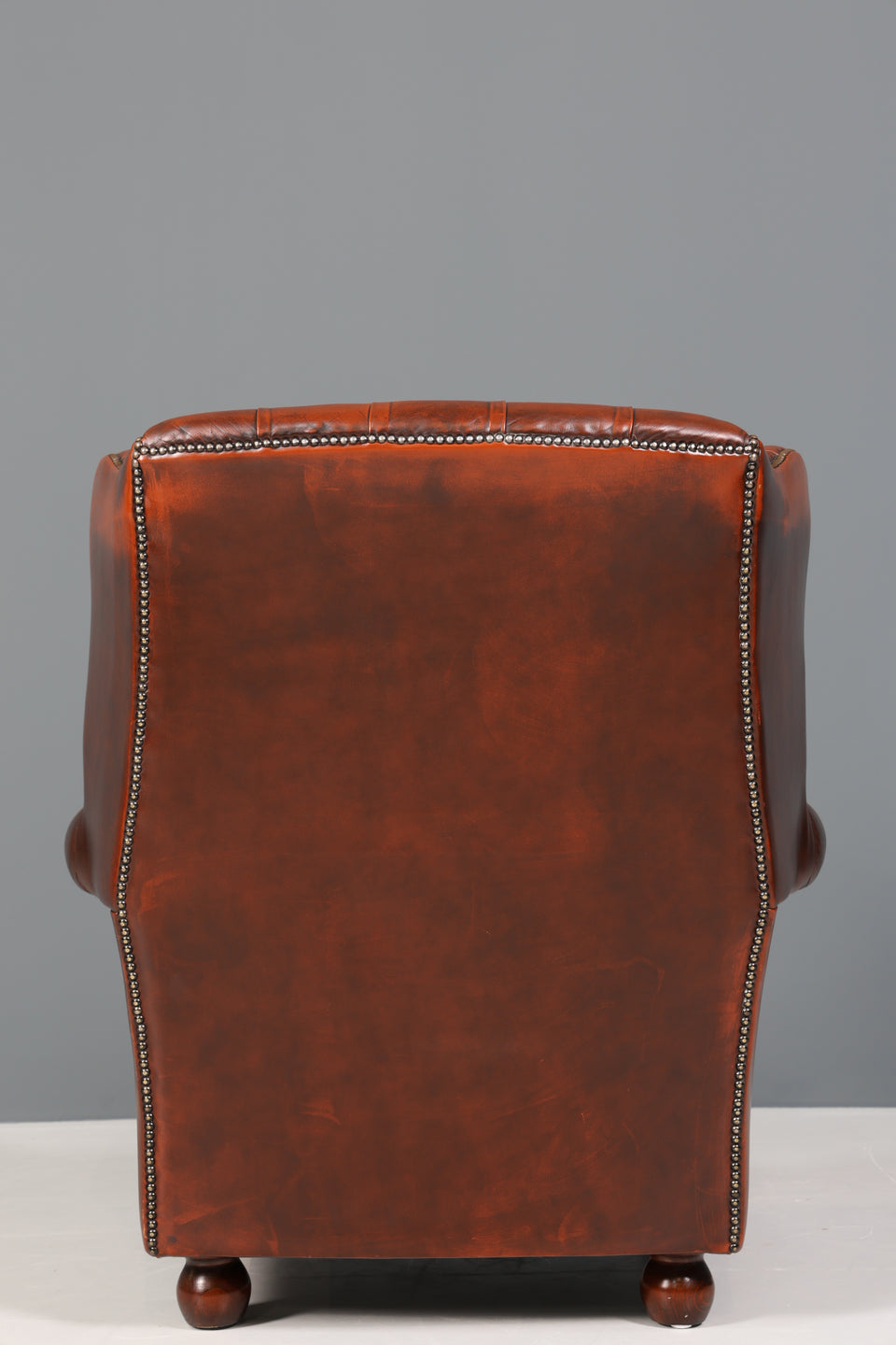 Stilvoller Original Chesterfield Leder Sessel Englisch Herrensessel UK 2 von 2