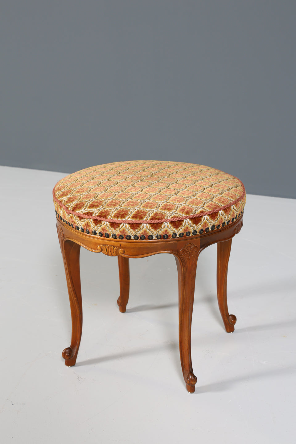 Wunderschöner Chippendale Hocker Barock Antik Stil Fussablage