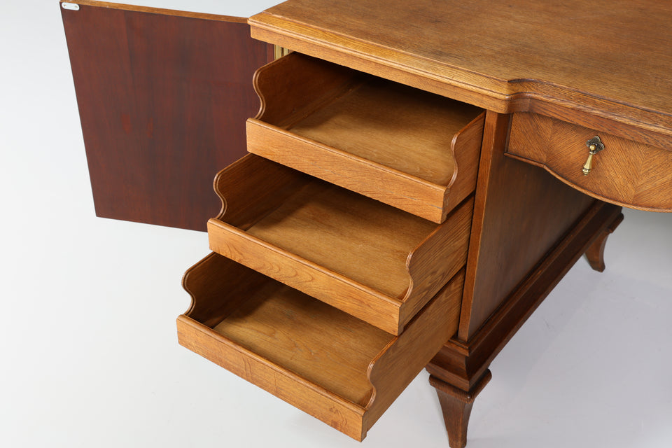 Wunderschöner Jugendstil Schreibtisch echt Holz Office Table