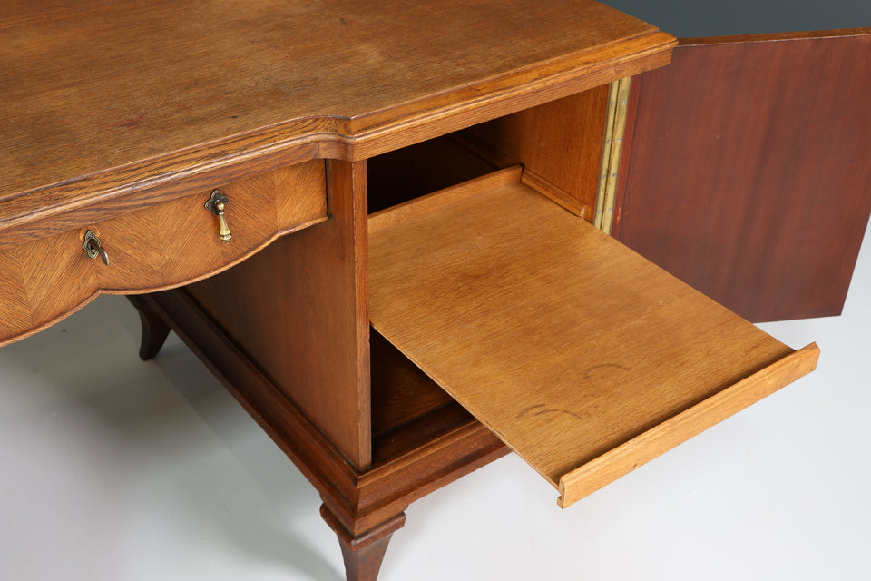 Wunderschöner Jugendstil Schreibtisch echt Holz Office Table
