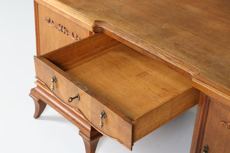 Wunderschöner Jugendstil Schreibtisch echt Holz Office Table