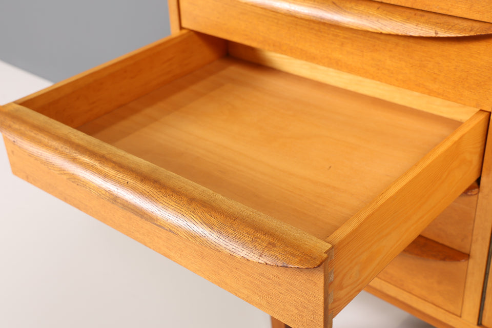 Schlichtes Hellerau Sideboard 60s Kommode Franz Ehrlich 60s Schrank