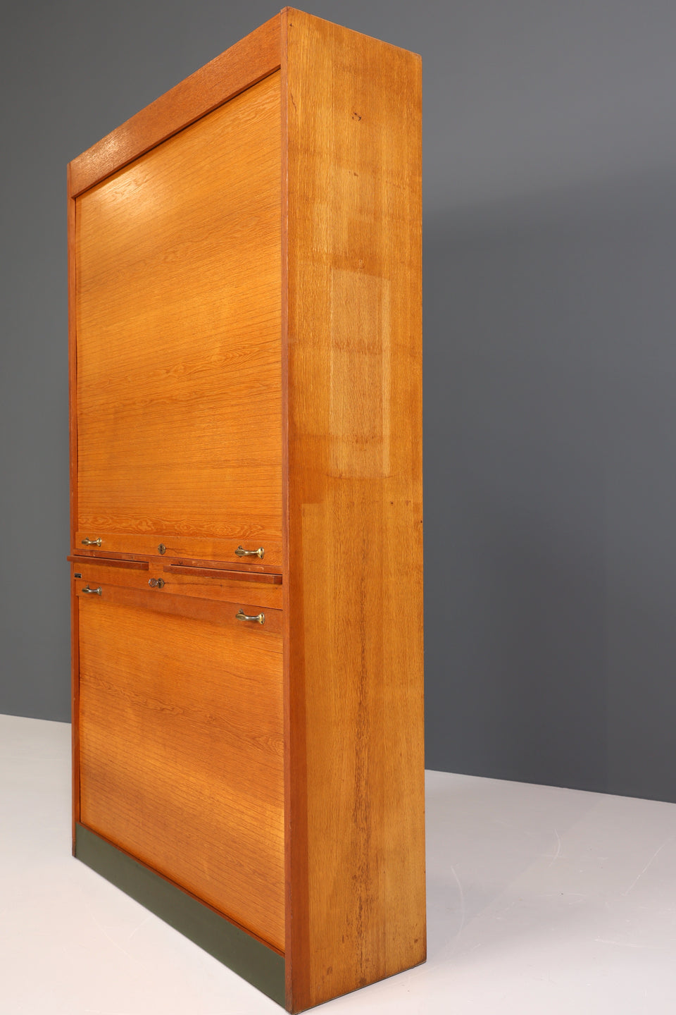 Mid Century Apothekerschrank Bauhaus Rollschrank Art Deco Büro Aktenschrank