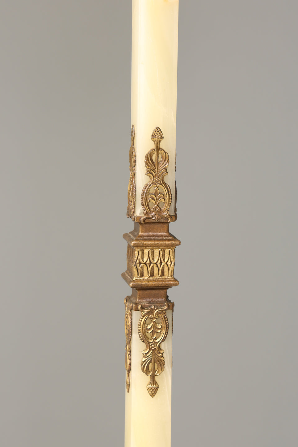 Edler Jugendstil Onyx Garderobenständer Antik Kleiderhaken Messing