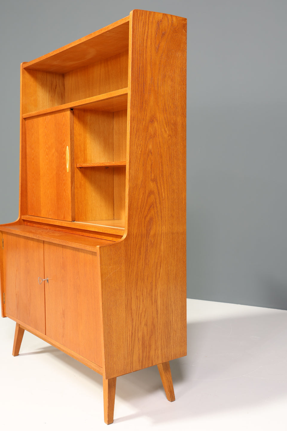 Wunderschöner Mid Century Highboard Vintage Sekretär