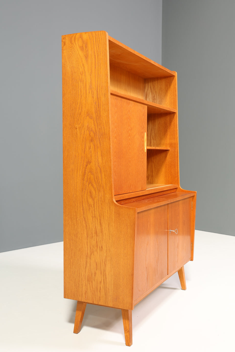 Wunderschöner Mid Century Highboard Vintage Sekretär