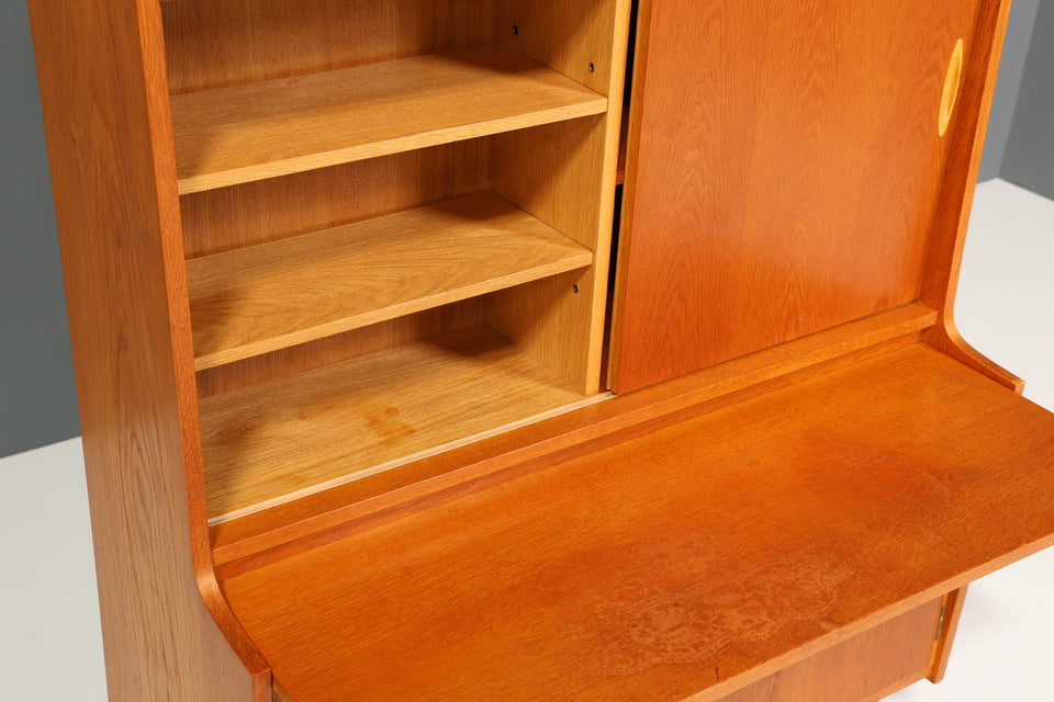 Wunderschöner Mid Century Highboard Vintage Sekretär