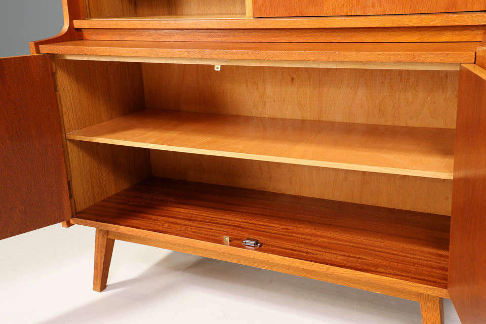 Wunderschöner Mid Century Highboard Vintage Sekretär