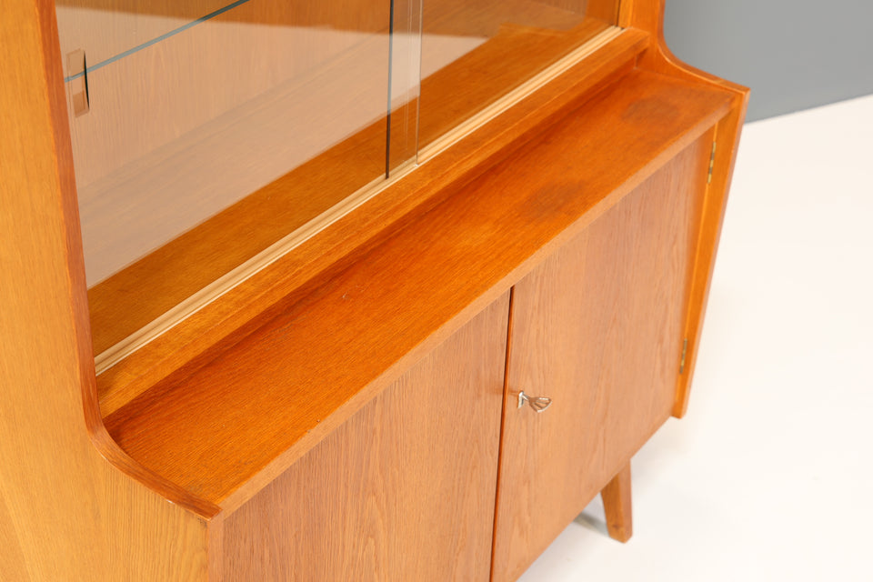 Traumhaftes Mid Century Highboard Vintage Kommode 60s Schrank Holz Regal
