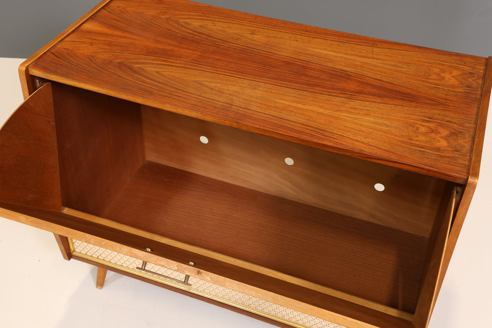 Original Mid Century Schuhschrank Vintage Klapp Kommode
