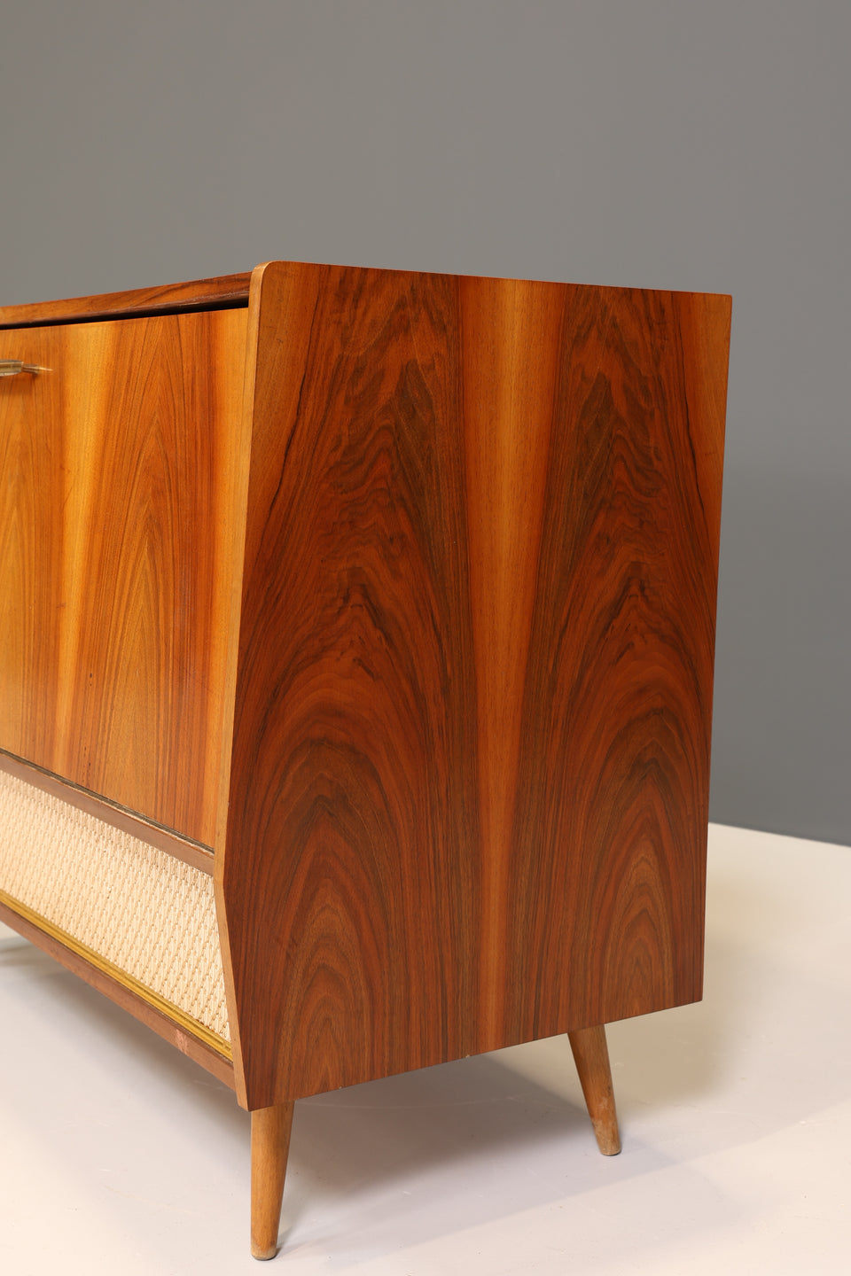 Original Mid Century Schuhschrank Vintage Klapp Kommode