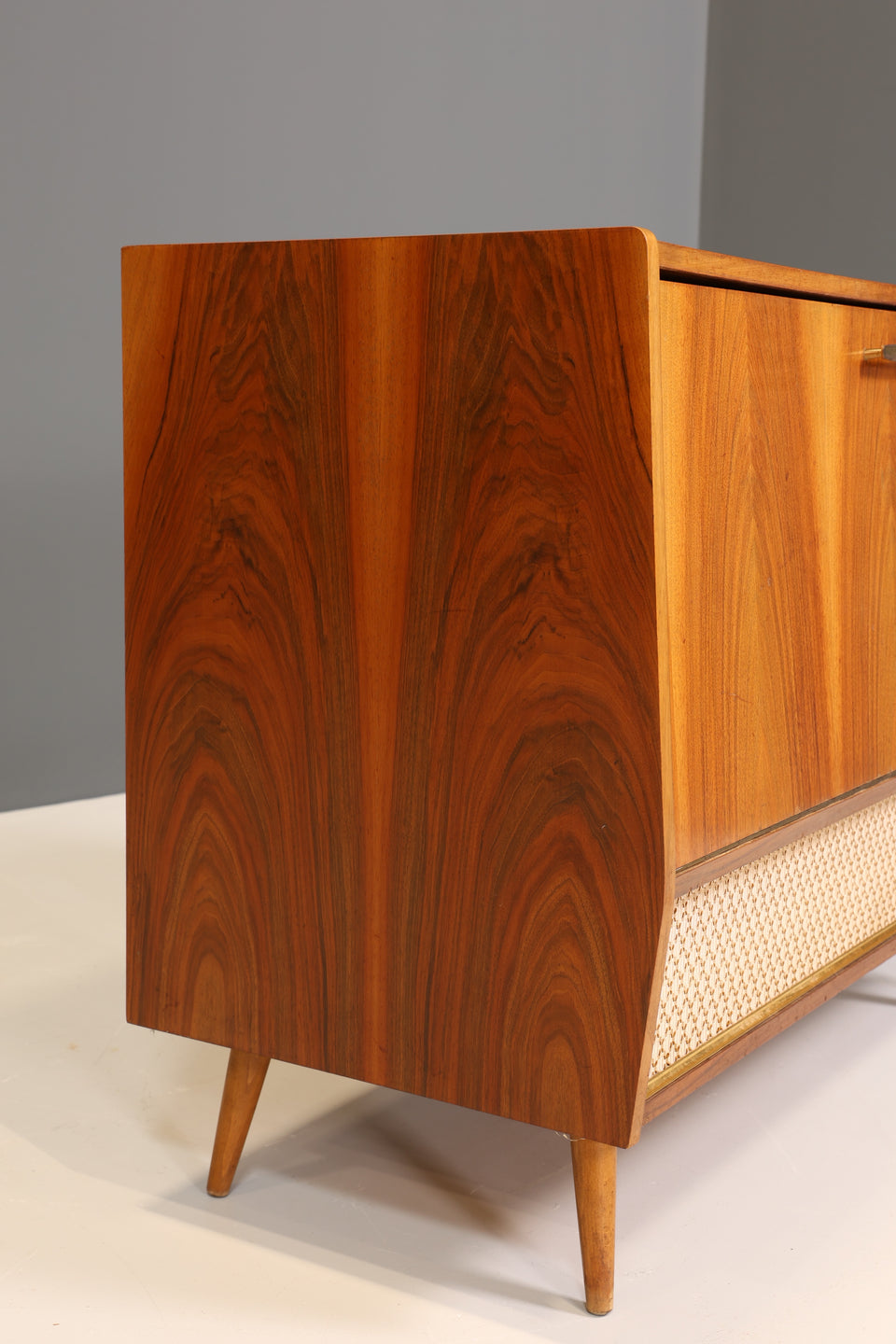 Original Mid Century Schuhschrank Vintage Klapp Kommode