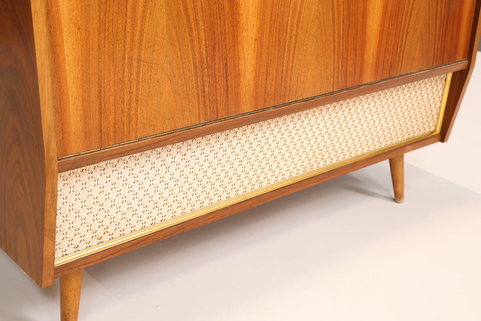 Original Mid Century Schuhschrank Vintage Klapp Kommode