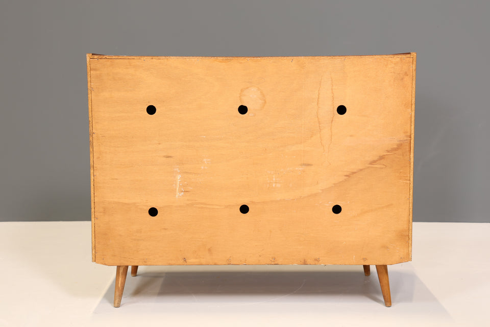 Original Mid Century Schuhschrank Vintage Klapp Kommode