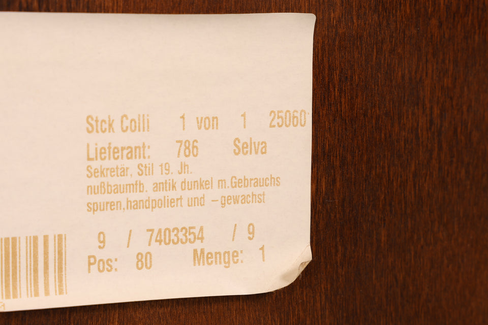 Original Selva Sekretär Antik Stil Kommode echt Holz Schrank