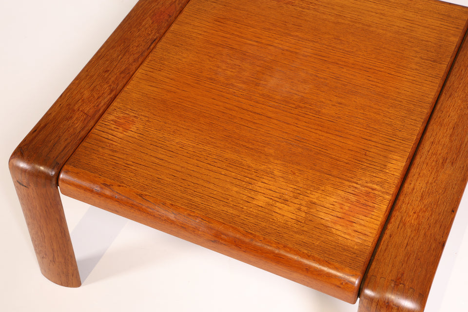 Schlichter Danish Teak Holz Couchtisch Mid Century Holz Coffee Table