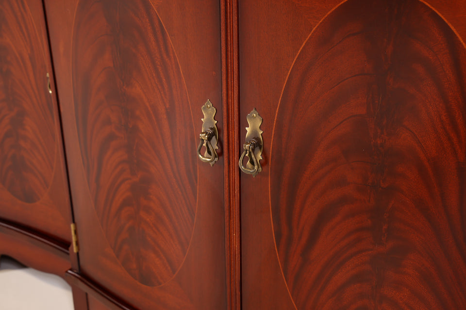 Wunderschönes Englisches Sideboard Antik Stil Schrank Mahagoni Kommode