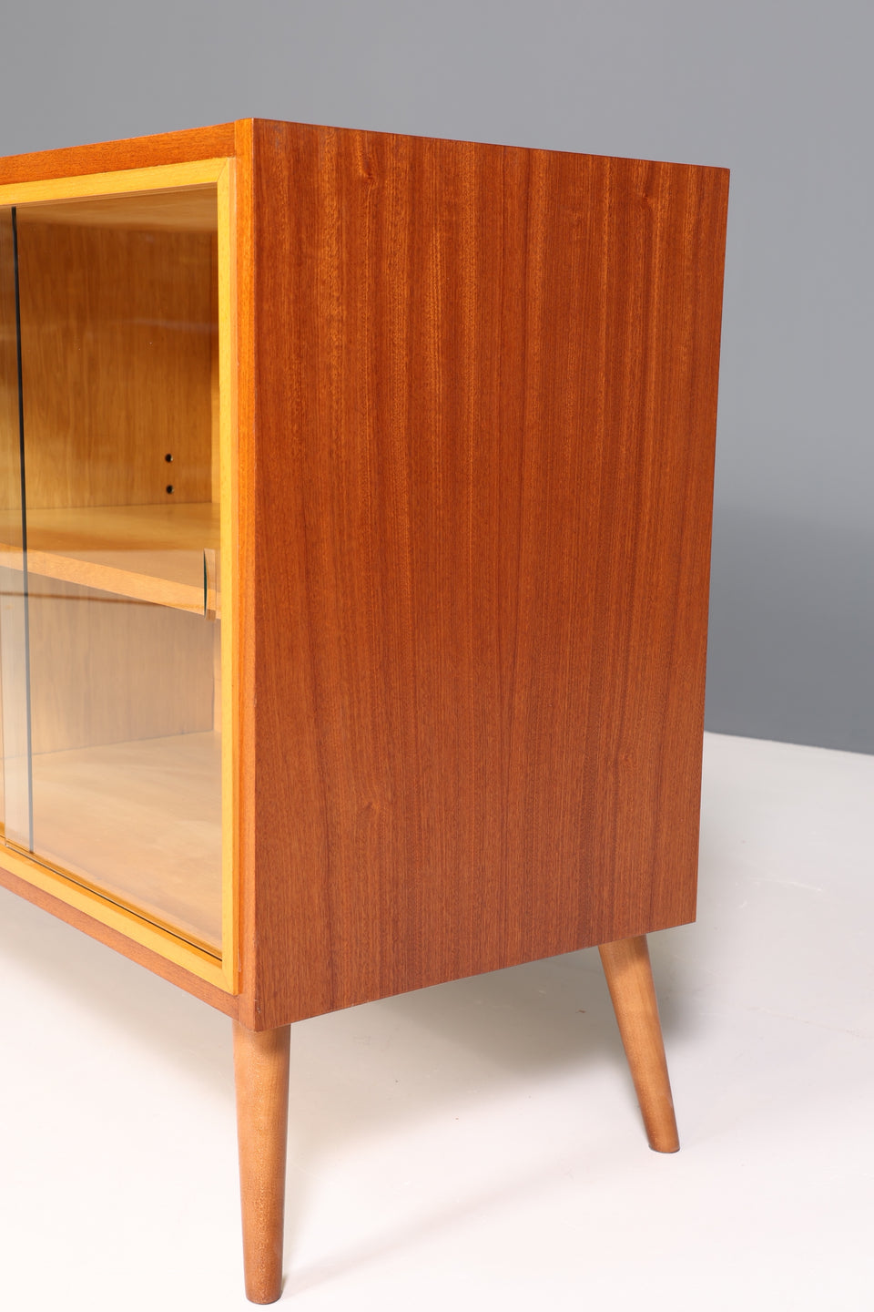 Seltenes Mid Century Vintage Sideboard Retro Vitrine