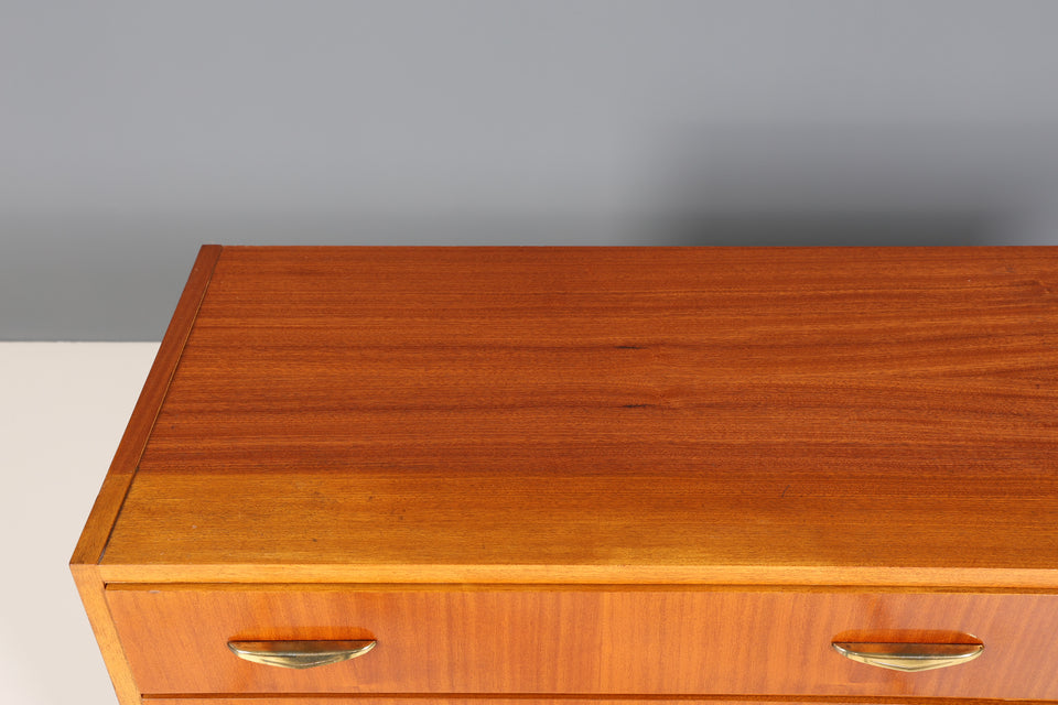 Seltenes Mid Century Vintage Sideboard Retro Vitrine