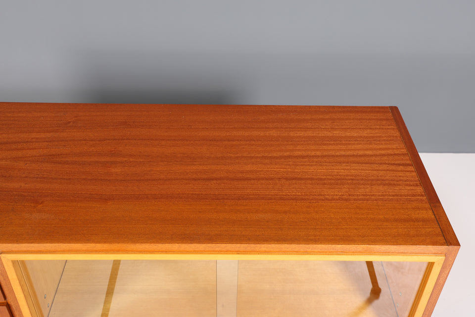 Seltenes Mid Century Vintage Sideboard Retro Vitrine