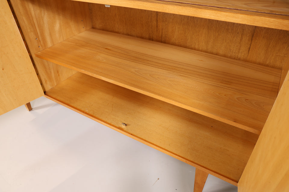 Original Hellerau Mid Century Vitrine Schrank Franz Ehrlich 602 Kommode Bücherregal