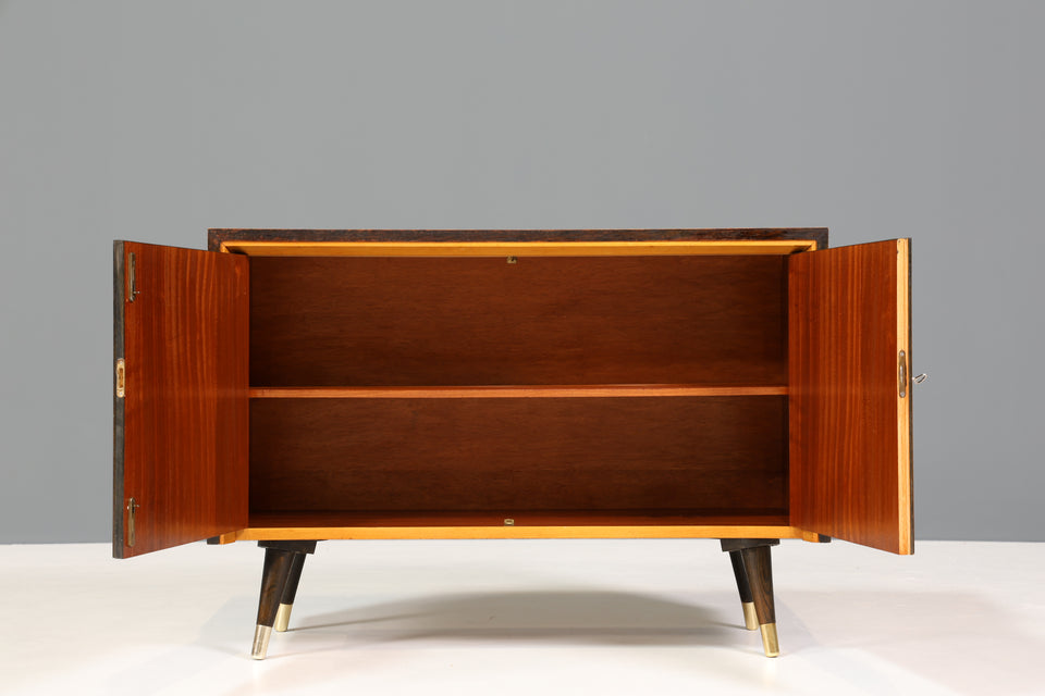 Schlichte Mid Century Kommode Vintage Design Flur Kommode 70s