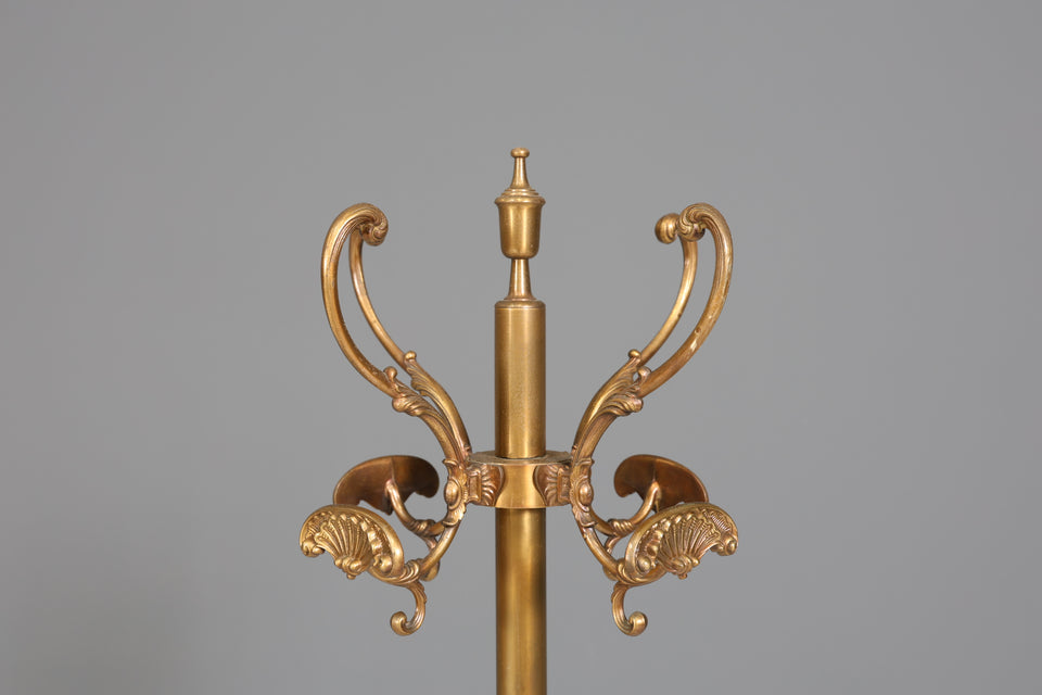 Jugendstil Messing Garderobenständer Jugendstil Garderobe Antik Kleiderhaken