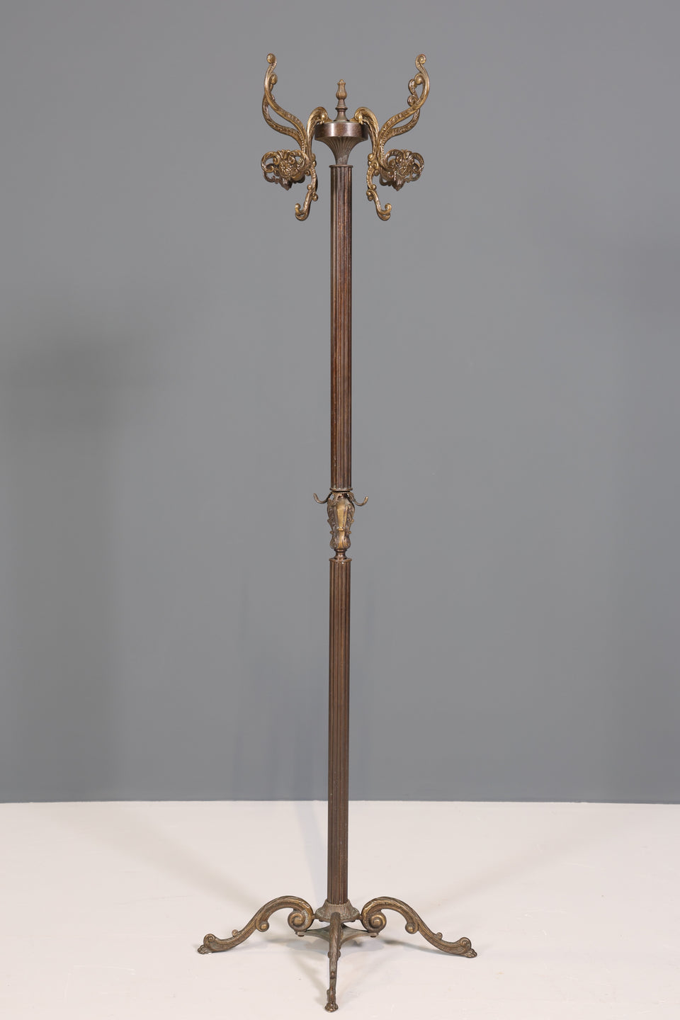 Stilvoller Jugendstil Messing Garderobenständer Antik Garderobe
