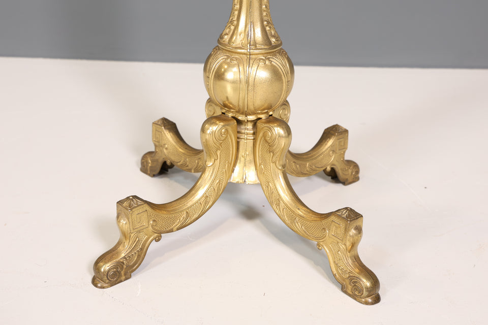 Prunkvoller Jugendstil Messing Garderobenständer Antik Kleiderhaken