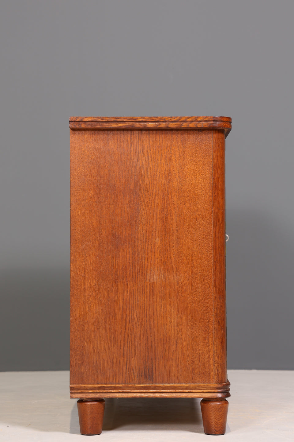 Schlichte Mid Century Retro Kommode Vintage Nussbaum Sideboard