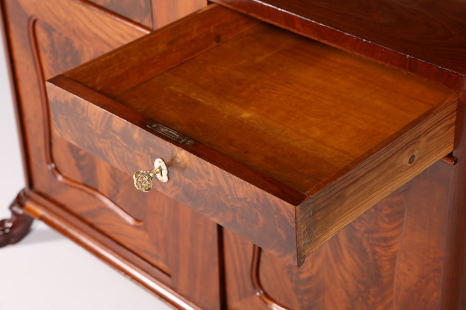 Edles Louis Philippe XXL Regal um 1880 Biedermeier Antik Schrank um 1880