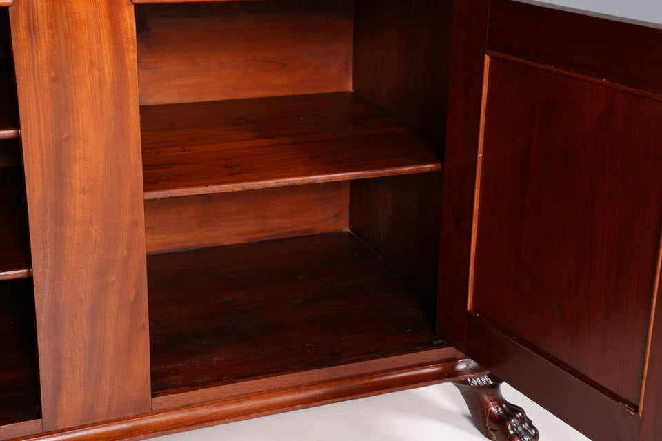 Edles Louis Philippe XXL Regal um 1880 Biedermeier Antik Schrank um 1880