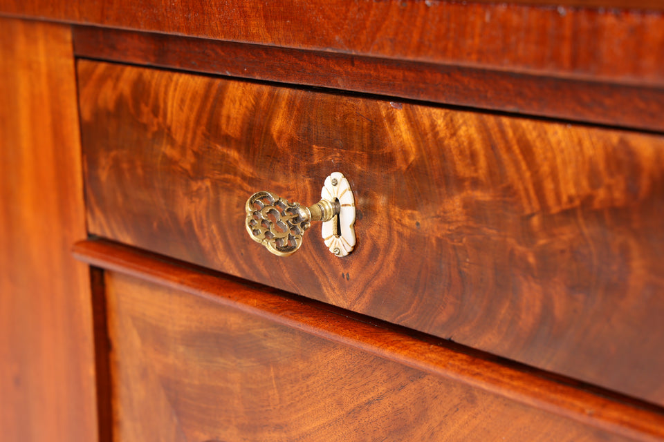 Edles Louis Philippe XXL Regal um 1880 Biedermeier Antik Schrank um 1880